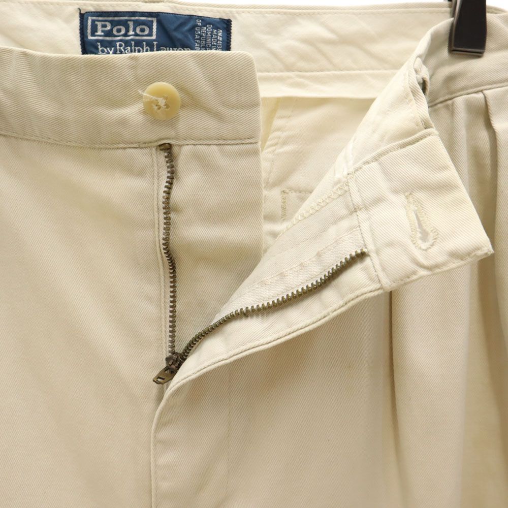 Polo by Ralph Lauren ポロバイラルフローレン 90s オールド ポロチノ チノパンツ W33 ベージュ メンズ