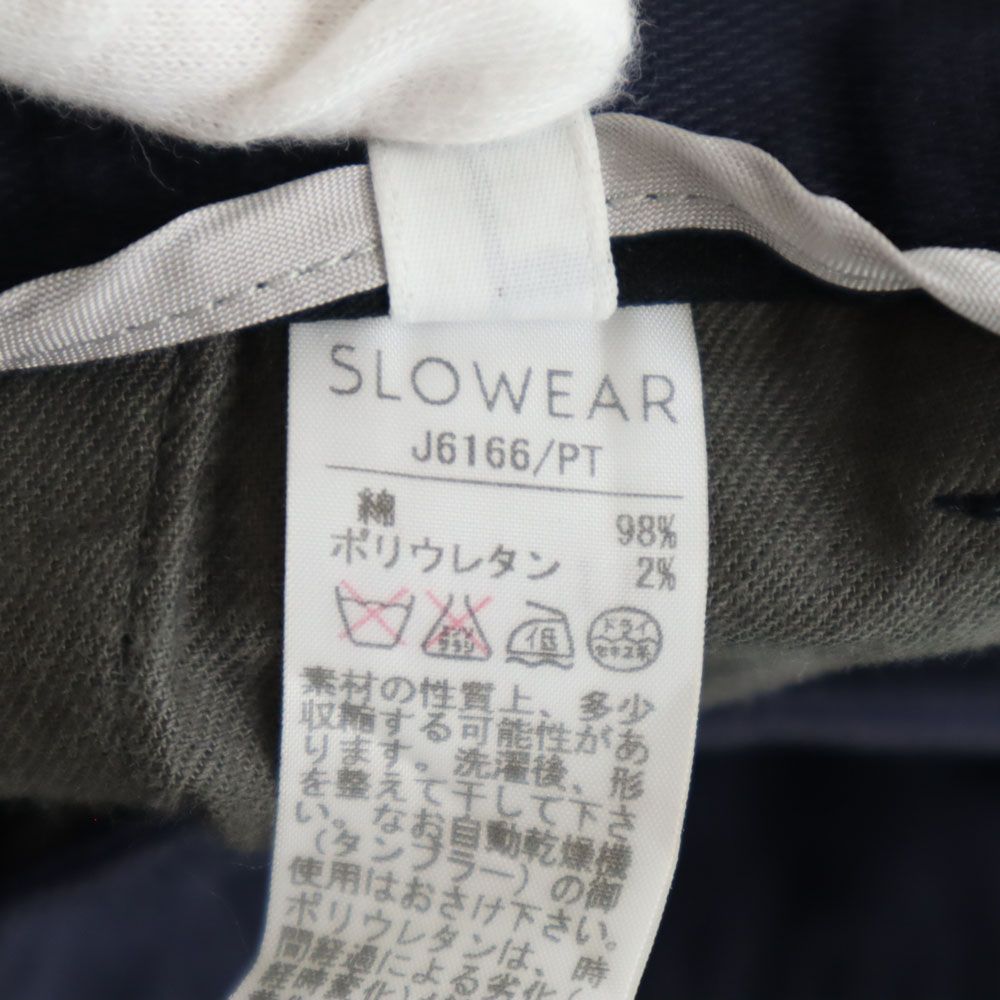 INCOTEX インコテックス 日本製 702-XX ストレッチパンツ 40 ネイビー レディース