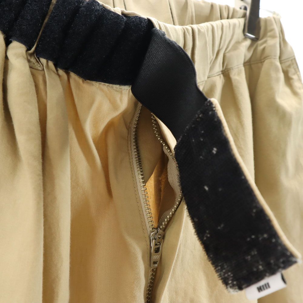 Graphpaper グラフペーパー 日本製 コットンパンツ F ベージュ ウエストゴム メンズ