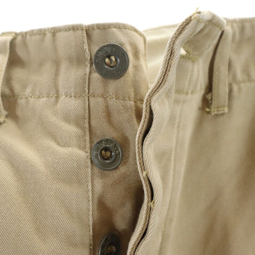 バズリクソンズ 東洋エンタープライズ チノパンツ ベージュ Buzz Rickson's ボタンフライ メンズ