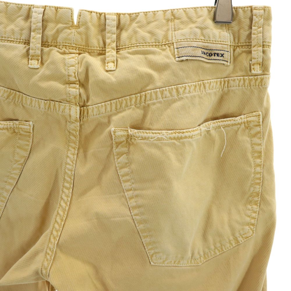 INCOTEX インコテックス ストレッチパンツ w31 イエロー系 メンズ