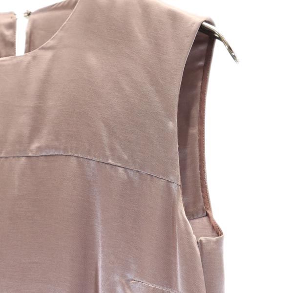 MIUMIU ミュウミュウ イタリア製 ノースリーブ ワンピース 40 ピンク系 レディース