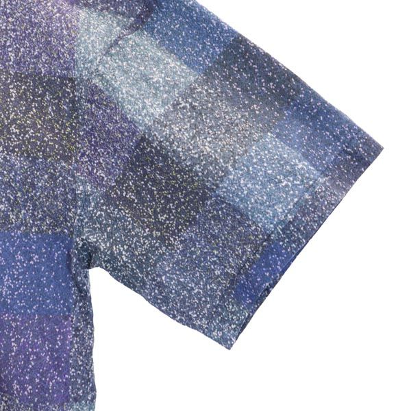 MACKINTOSH PHILOSOPHY マッキントッシュフィロソフィー 総柄 半袖 ワンピース 38 ブルー系 レディース