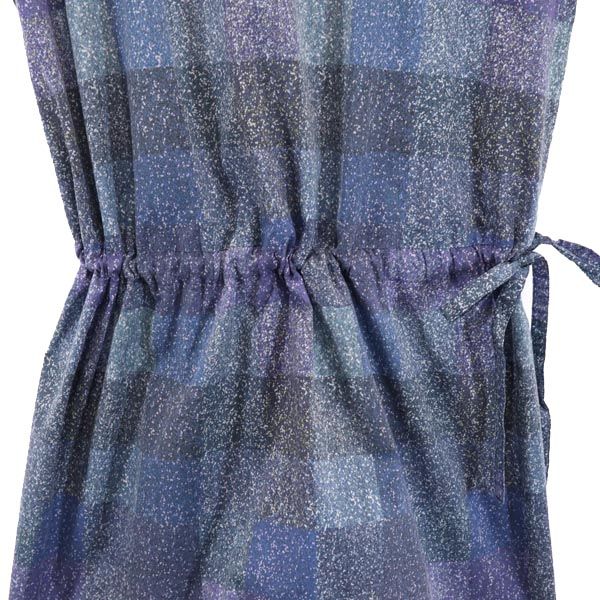 MACKINTOSH PHILOSOPHY マッキントッシュフィロソフィー 総柄 半袖 ワンピース 38 ブルー系 レディース