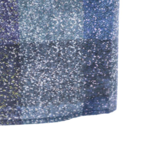 MACKINTOSH PHILOSOPHY マッキントッシュフィロソフィー 総柄 半袖 ワンピース 38 ブルー系 レディース