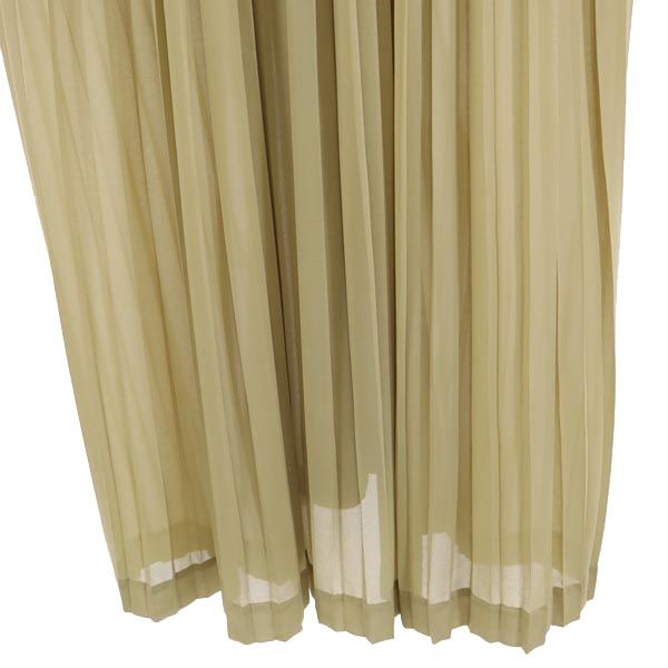 AMERI UNDRESSED アメリ 長袖 シアー ワンピース ベージュ系 レディース