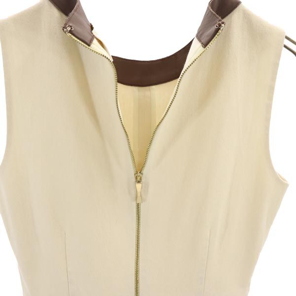 Kate Spade ケイトスペード ノースリーブ ワンピース 4 ベージュ系 レディース