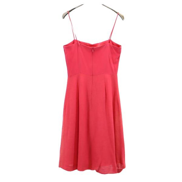 Emporio Armani エンポリオアルマーニ イタリア製 キャミワンピース 38 ピンク系 バックジップ レディース