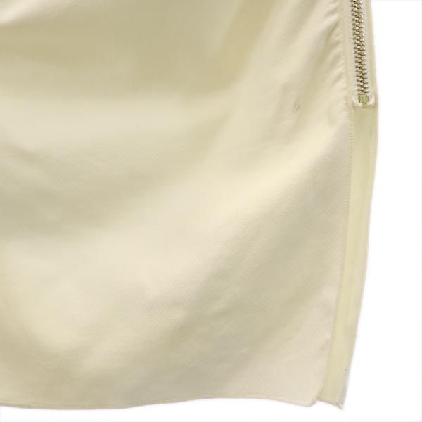 Emilio Pucci エミリオプッチ イタリア製 ノースリーブ ワンピース I38 ホワイト系 サイドジップ レディース