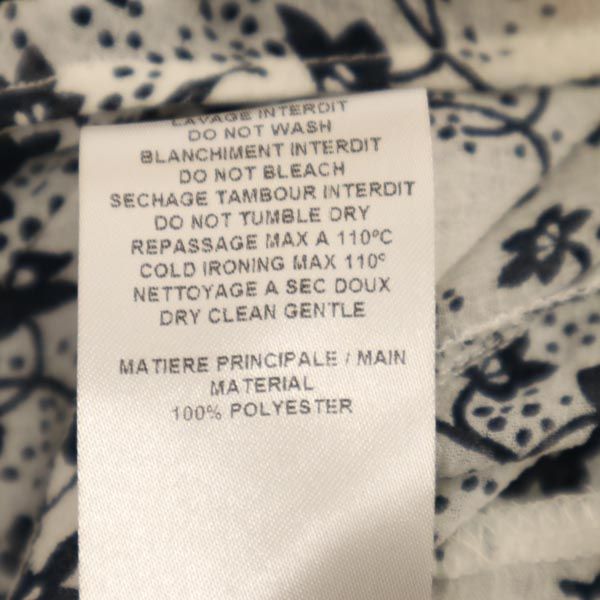 SEE BY CHLOE シーバイクロエ 総柄 長袖 シースルー ワンピース 34 ホワイト系 レディース