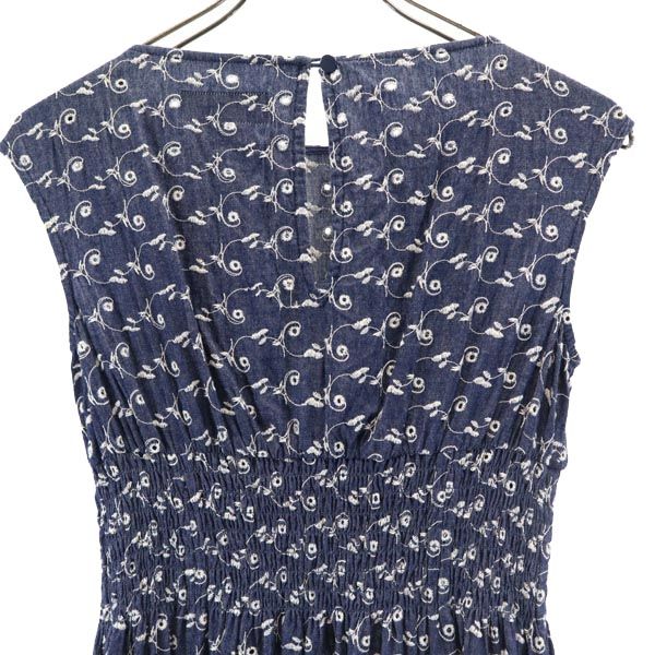 BROOME STREET kate spade ブルームストリートケイトスペード ノースリーブ ワンピース 0 ブルー系 レディース