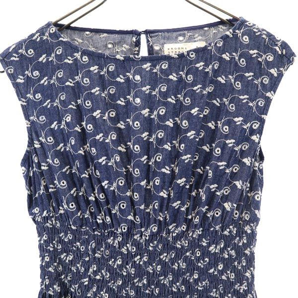 BROOME STREET kate spade ブルームストリートケイトスペード ノースリーブ ワンピース 0 ブルー系 レディース