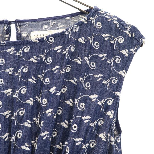 BROOME STREET kate spade ブルームストリートケイトスペード ノースリーブ ワンピース 0 ブルー系 レディース
