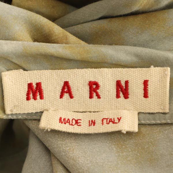 マルニ イタリア製 半袖 ワンピース 36 ブラウン系 MARNI レディース