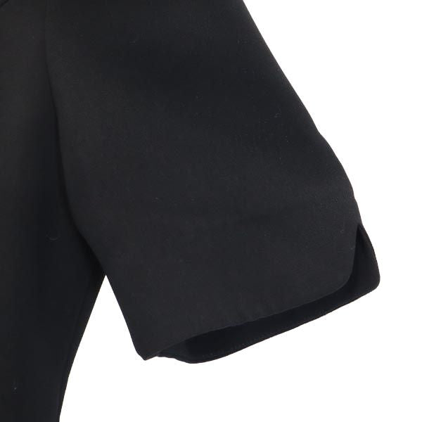 Chloe クロエ 日本製 半袖 ワンピース 9AR ブラック ブラックフォーマル バックジップ レディース