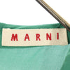 マルニ イタリア製 長袖 ワンピース 38 グリーン MARNI レディース