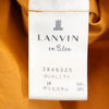 ランバンオンブルー 日本製 7分袖 オープンショルダー ワンピース 38 キャメル LANVIN en Bleu レディース