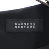 バーニーズ ニューヨーク 日本製 ノースリーブ ワンピース 38 ブラック BARNEYS NEW YORK レディース