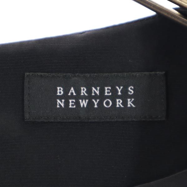 バーニーズ ニューヨーク 日本製 ノースリーブ ワンピース 38 ブラック BARNEYS NEW YORK レディース