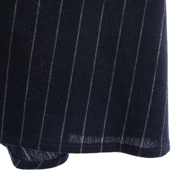 Yohji Yamamoto ヨウジヤマモト 7分袖 ワンピース ネイビー レディース