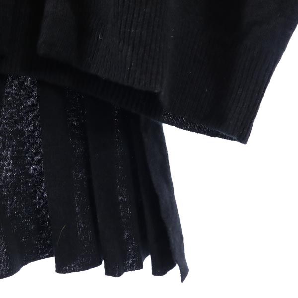 Yohji Yamamoto ヨウジヤマモト カシミヤブレンド 長袖 ロング カーディガン 2 ブラック レディース