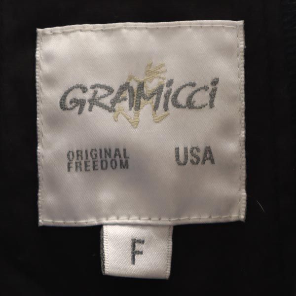 Gramicci グラミチ アウトドア ステンカラーコート F ブラック レディース