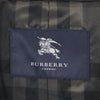 バーバリー 三陽商会 チェック柄 シルク トレンチコート L グレー系 BURBERRY メンズ