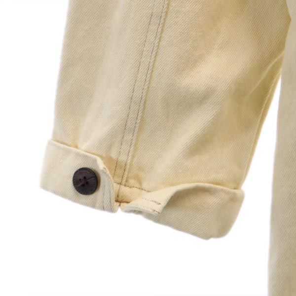 Denim&Co デニムアンドコー オールド ステンカラーコート オフホワイト レディース