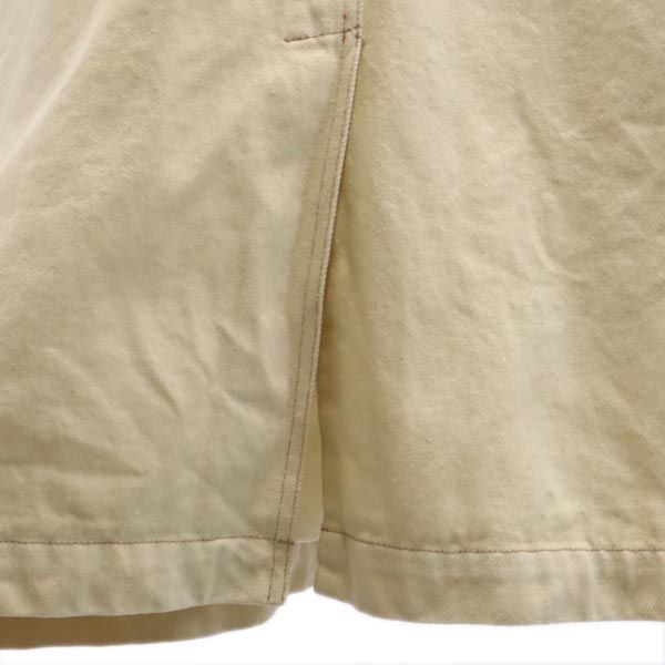 Denim&Co デニムアンドコー オールド ステンカラーコート オフホワイト レディース