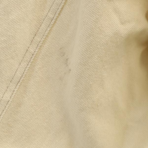 Denim&Co デニムアンドコー オールド ステンカラーコート オフホワイト レディース