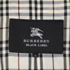 バーバリーブラックレーベル 三陽商会 ステンカラーコート L ブラック BURBERRY BLACK LABEL メンズ