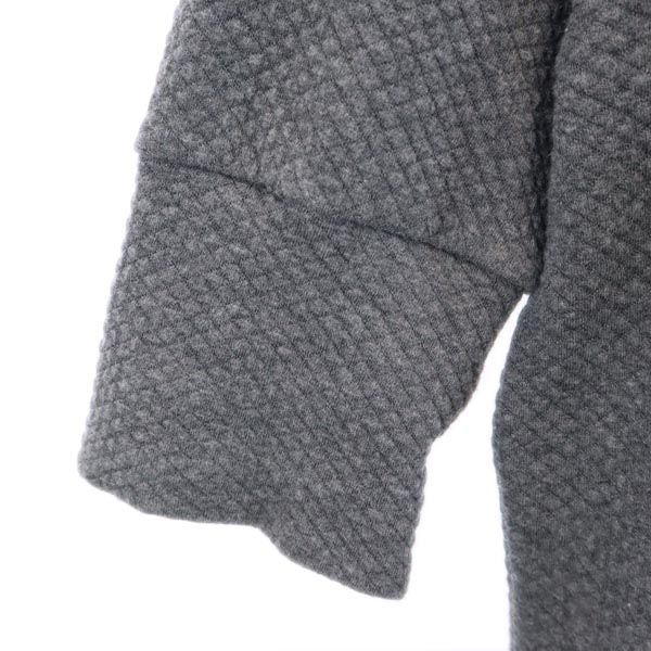 LACOSTE ラコステ 5分袖 タートルネック ワンピース 36 グレー レディース