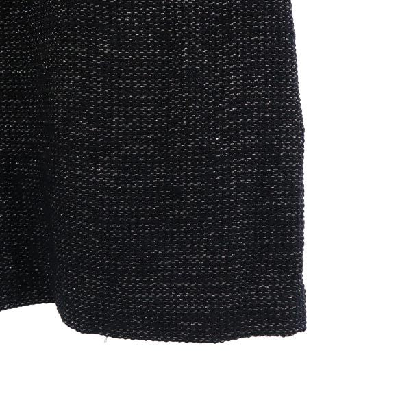 Michael Kors マイケルコース ラメ 半袖 ラメ ワンピース 4 ブラック系 バックジップ レディース