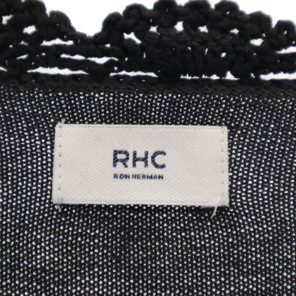 RHC アールエイチシー 長袖 袖レース ロング カーディガン S グレー系 レディース