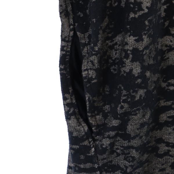 DIESEL ディーゼル 総柄 長袖 ワンピース S グレー系 レディース