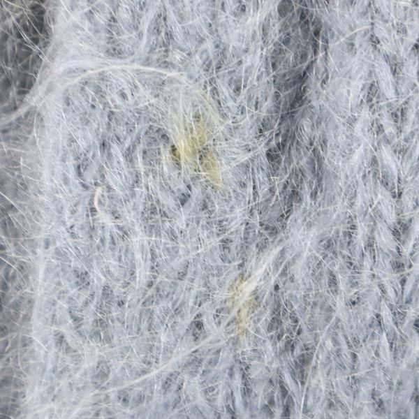 VINTAGE ヴィンテージ 80s 長袖 モヘヤニット カーディガン L ブルー系 レディース