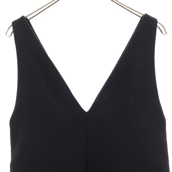 ADORE アドーア キャミワンピース 38 ブラック系 バックジップ レディース