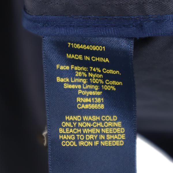 POLO RALPH LAUREN ポロラルフローレン ステンカラーコート S ネイビー メンズ