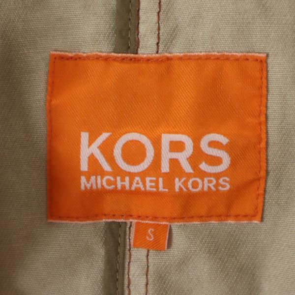 Michael Kors マイケルコース 総柄 トレンチコート S レッド系 レディース