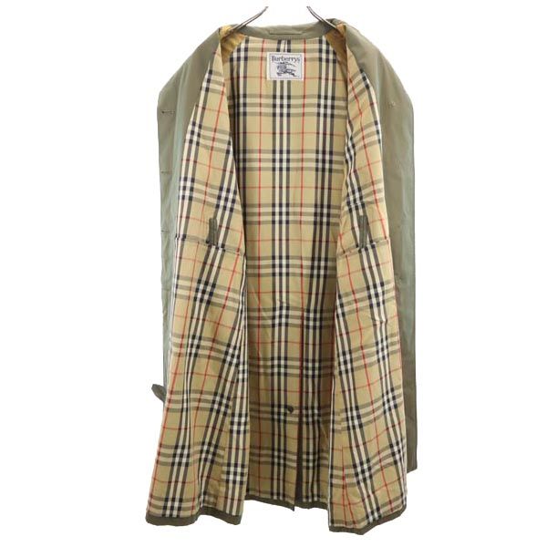 Burberrys バーバリーズ 90s オールド ステンカラーコート 15AB3 カーキ系 レディース