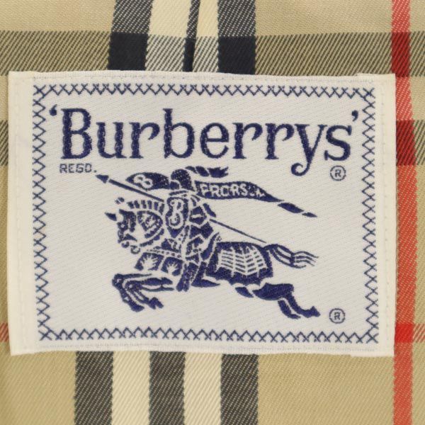 Burberrys バーバリーズ 90s オールド ステンカラーコート 15AB3 カーキ系 レディース