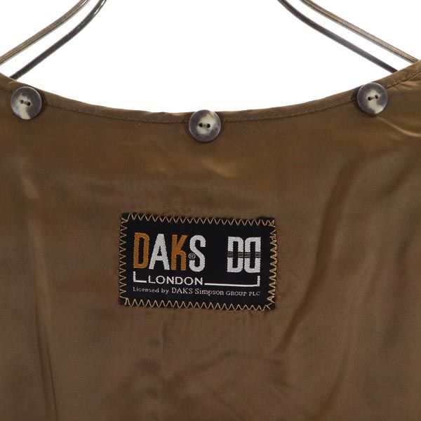 ダックス 日本製 ジャケット ベージュ×ブラウン DAKS ライナー メンズ