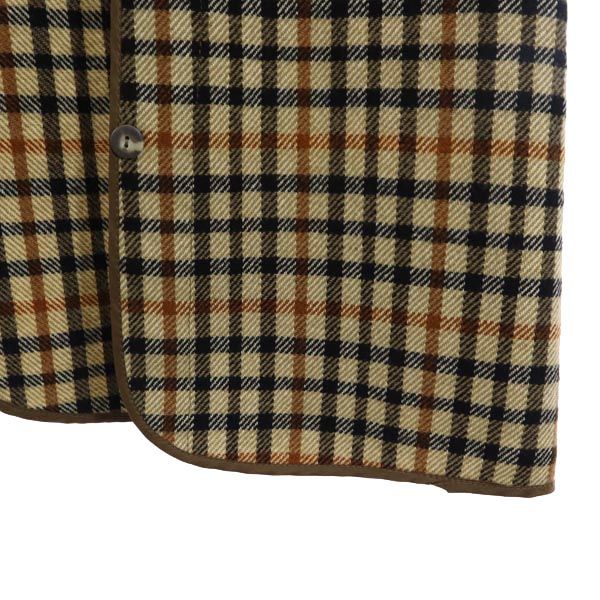 ダックス 日本製 ジャケット ベージュ×ブラウン DAKS ライナー メンズ