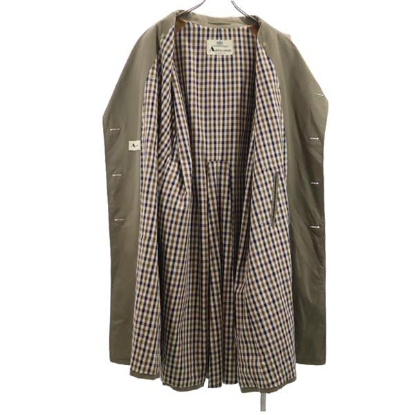 Aquascutum アクアスキュータム 英国製 トレンチコート カーキ系 メンズ
