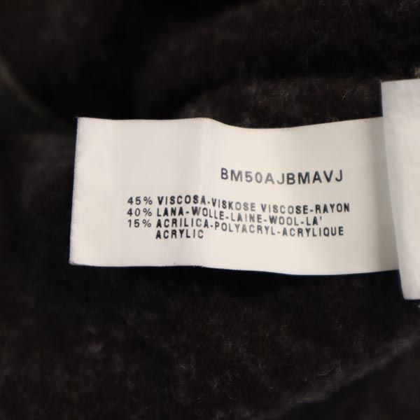 ARMANI COLLEZIONI アルマーニコレッツォーニ ウールブレンド ノースリーブ ニット ワンピース 40 ブラウン系 レディース