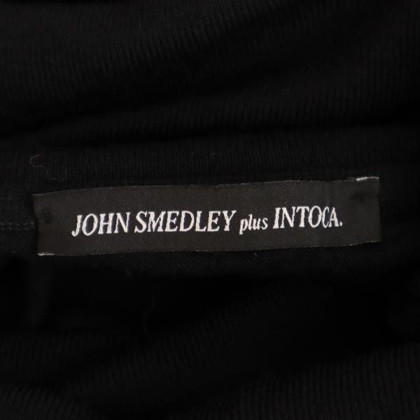 ジョンスメドレー ウール 長袖 タートルネック セーター SML ブラック系 JOHN SMEDLEY ニット レディース