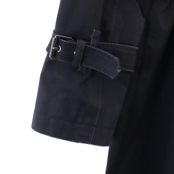 BURBERRY BLUE LABEL バーバリーブルーレーベル 日本製 三陽商会 トレンチコート 36 ブラック レディース