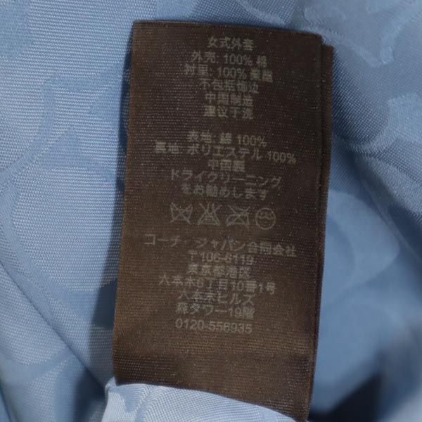 COACH コーチ RN132154 トレンチコート S/P ベージュ レディース