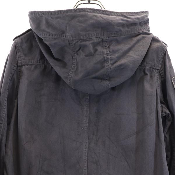 ヒステリック 日本製 ハーフジップ モッズコート FREE グレー系 HYSTERIC ミリタリー プルオーバー レディース