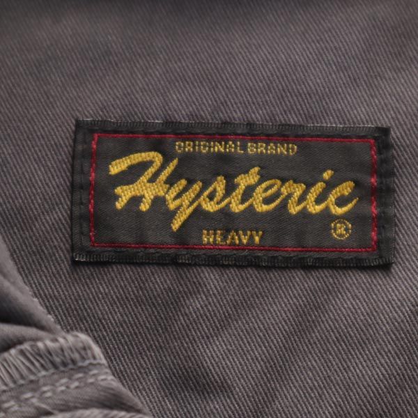 ヒステリック 日本製 ハーフジップ モッズコート FREE グレー系 HYSTERIC ミリタリー プルオーバー レディース